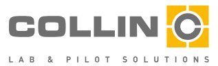 Collin logo with lab and pilot solutions.